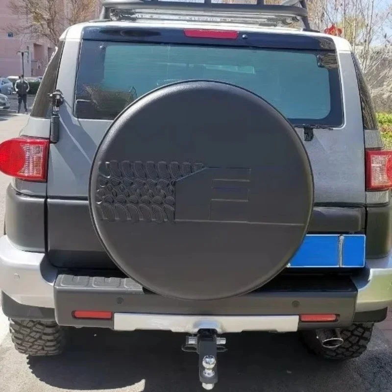 Car Spare Tire Cover Tailgate Spare Tire Protector For Toyota Land Cruise FJ US Version Exterior Modification Accessories