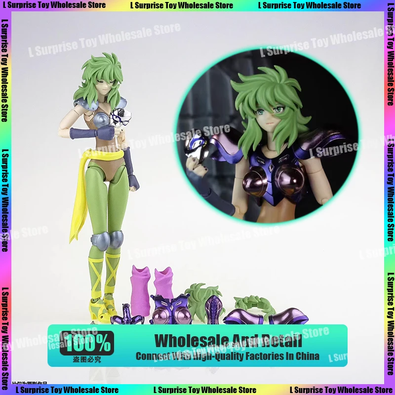 GoodTony/GT Saint Seiya Myth Cloth EX Ophiuchus Shaina Silver Knights Of The Zodiac Anime Action Figure Custom Gifts Toys