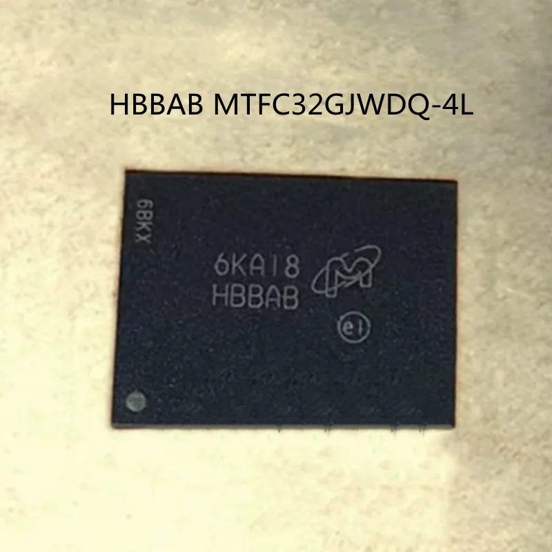 1pcs/lot New Original HBBAB MTFC32GJWDQ-4L MTFC32GJWDQ AIT FBGA100 Chipset In Stock