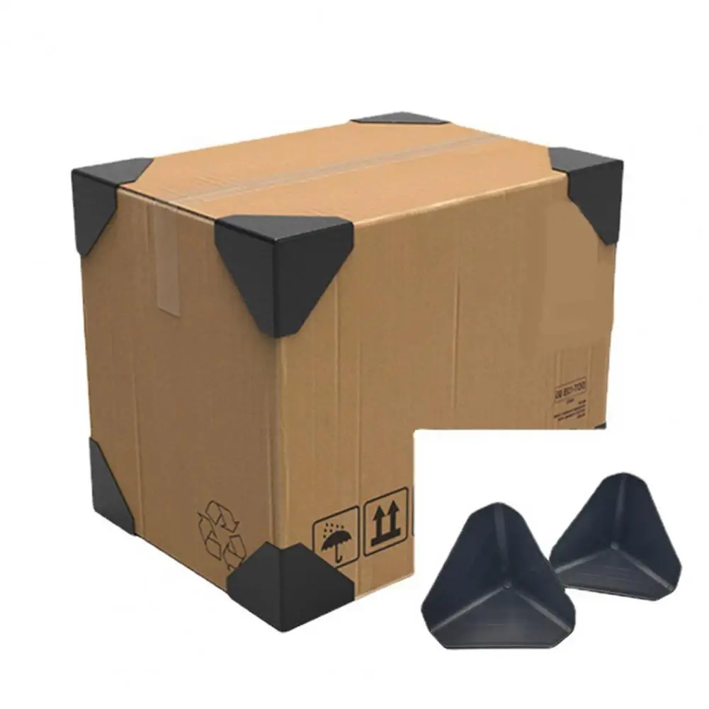 

200Pcs Corner Covers Anti-bump Triangular Three Sided Anti-collision Plastic Packing Shipping Parcel Courier Box Edge Guards