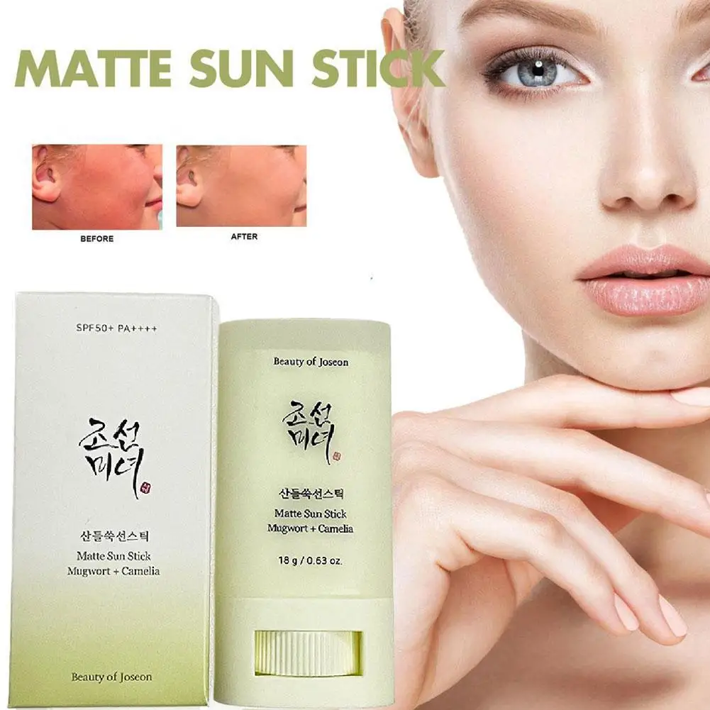 

Sunscreen Stick Matte Sun Stick SPF50+ UV Protective Cream Anti Oxidant Oil-control SunCream Refreshing Korea Cosmetic 18g