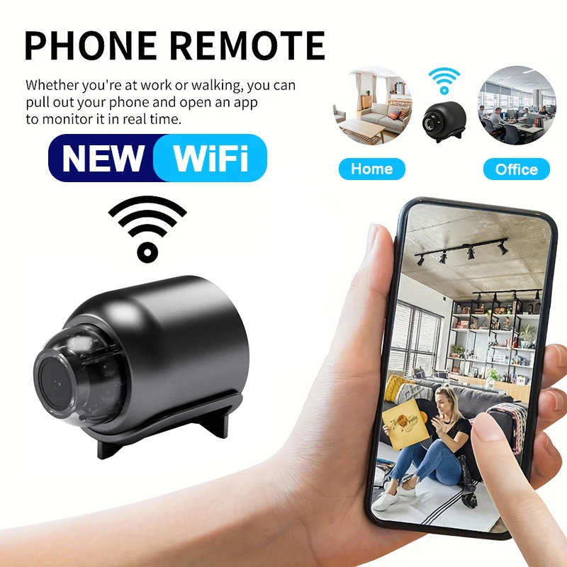 X5 webcam 1080p hd 2.4ghz wifi câmera de segurança interna câmera ip gravador de vídeo anti-roubo monitor remoto leve mini câmera