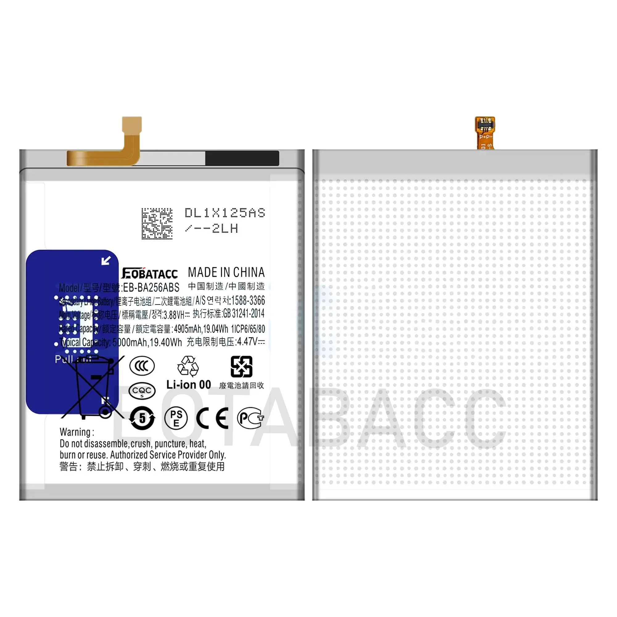 

2025 YEARS EOTABACC High Quality 100% Original EB-BA256ABS Battery For Samsung A55 5G/A556 Phone Battery+Tools