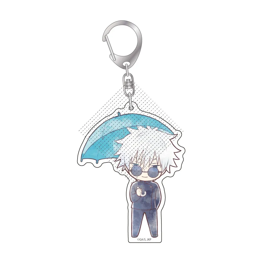 سلسلة مفاتيح أنيمي أكريليك من Jujutsu Kaisen ، Kuroi Misato ، Haibara Yu ، Nanami Kento تأثيري ، مستوى مظهر عالٍ ، كارتون أمبيطس