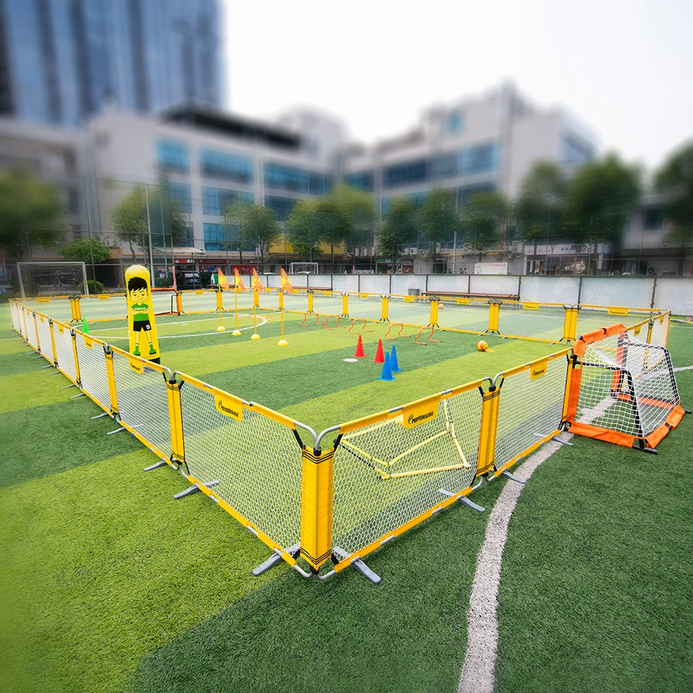 

High-quality portable football fence, ideal for stadiums and schools, durable and safe, suitable for children's football