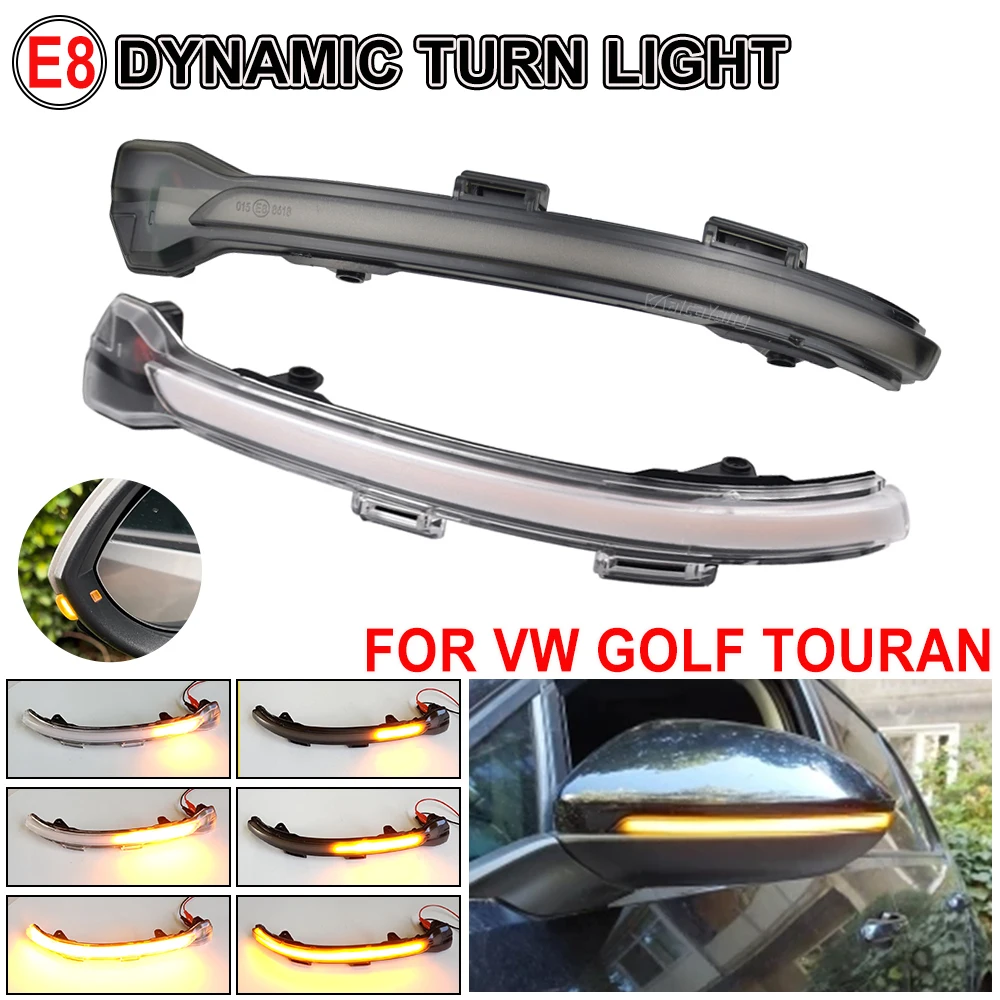 For Vw Golf Mk7 7.5 7 Gti R Gtd 2013 2018 Dynamic Turn Signal Led Rearview Mirror Indicator Light