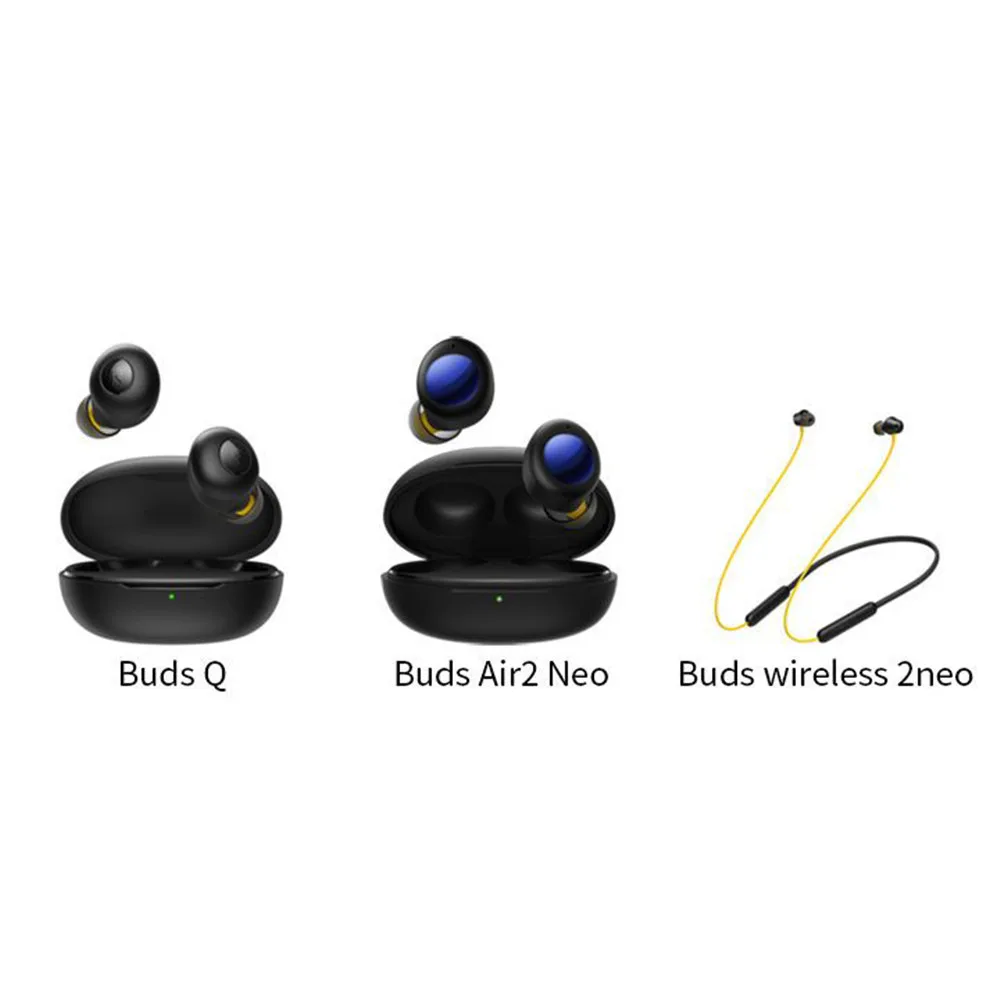 6pcs Earbuds Tips Earpieces for Realme Buds Q Air2 Neo wireless 2 neo Earphone Ear Buds Piece Tips Eartips Eargels Accessories