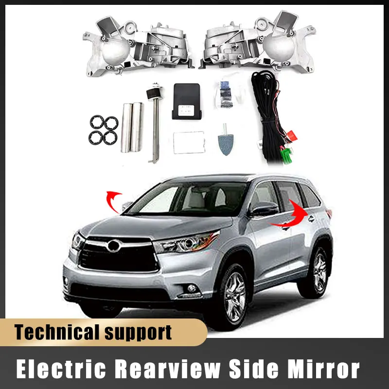 For Toyota Highlander 2015-2023 Auto Intelligent Automatic Car Electric Rearview Side Mirror Folding System Kit Module