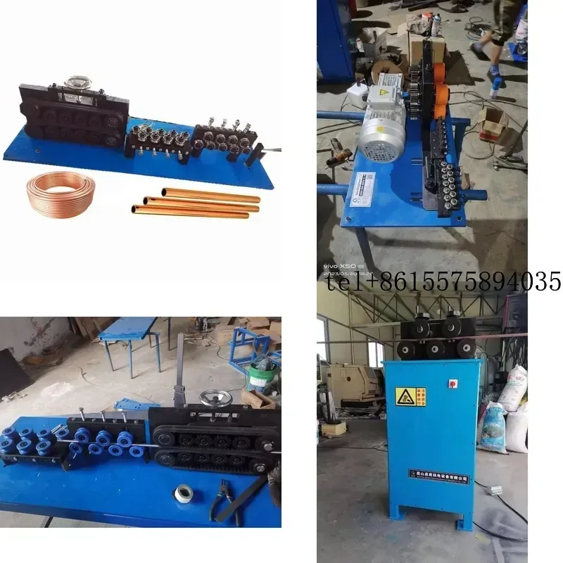 

Hot Easy Open and Close 0.5-1mm 26rollers Manual Rotary Metal Wire Straightener Steel Plate Straightening Machine