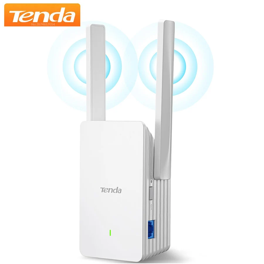 

Tenda 1501 Мбит/с Wi-Fi6 Ретранслятор A23 Удлинитель 2,4/5 ГГц Двухдиапазонный усилитель сигнала AX1500 Порт Gigabit Ethernet Режим AP WPS Простая настройка