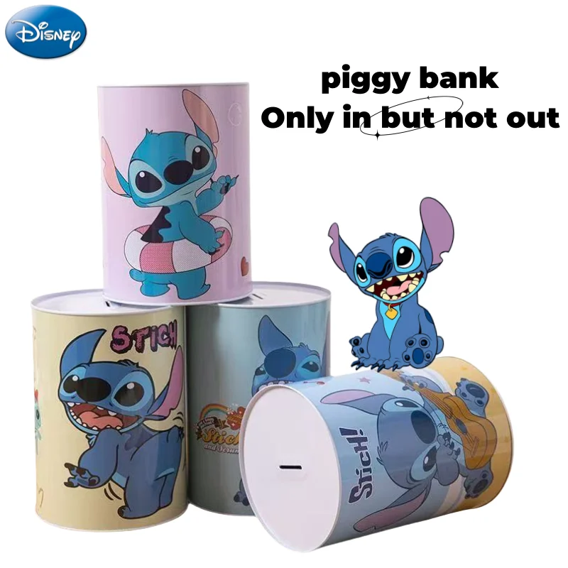 

Disney Stitch Angel anime peripheral ideas only go in and out of the metal piggy bank, and the students are good-looking gifts