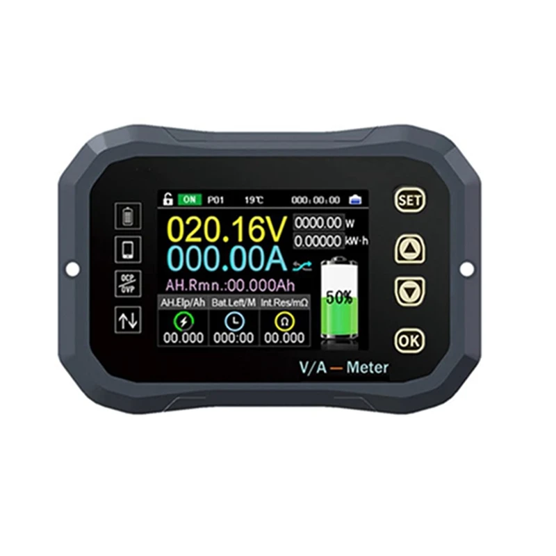 KG-F APP Battery Coulometer High Precision Coulomb Meter BT Battery Indicator Tester LCD Display