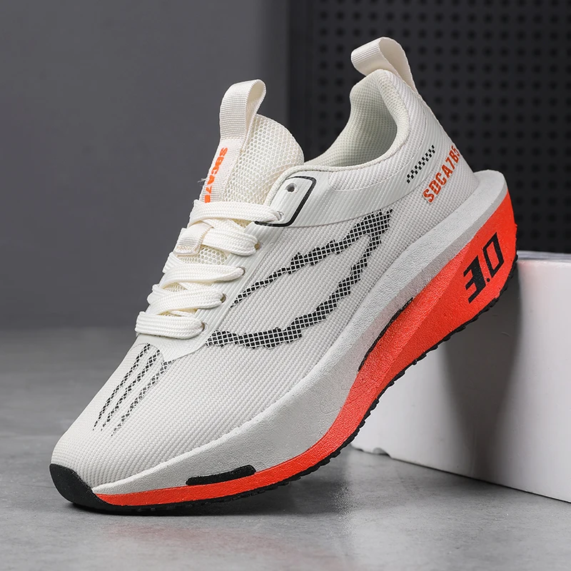 

High Quality Men's Running Shoes Original Replicas Sneakers New Shock Absorbing Men's Shoes Soft Sneakers Mesh Tennis Shoes