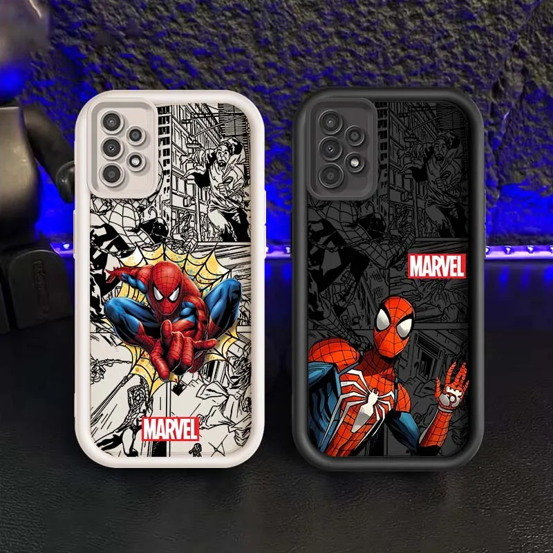 

Marvel Spider Man Cool For Samsung A73 A72 A56 A55 A54 A53 A35 A32 A25 A23 A21s A14 A05 5G Eye Ladder