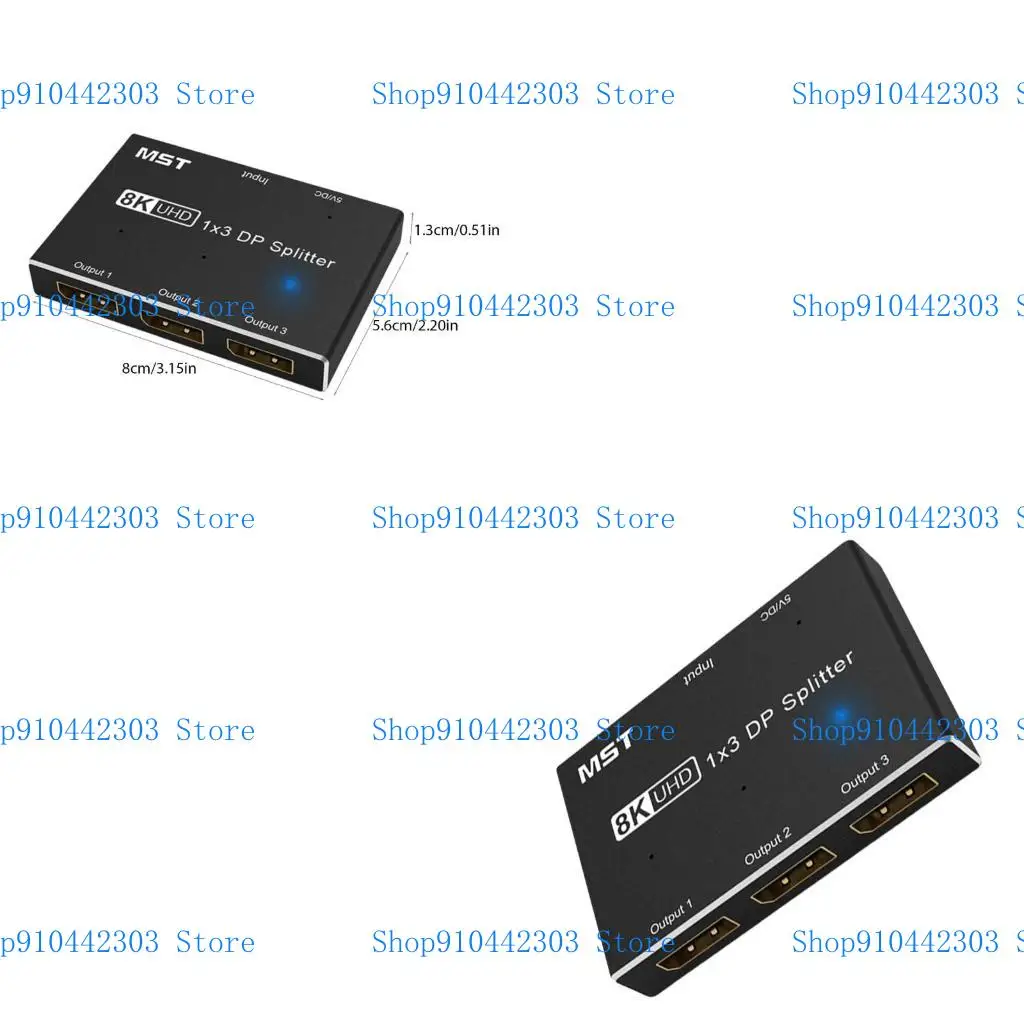 

L4MD 8K DisplayPort Switcher 1 в 3 выключенных коммутаторах DisplayPort