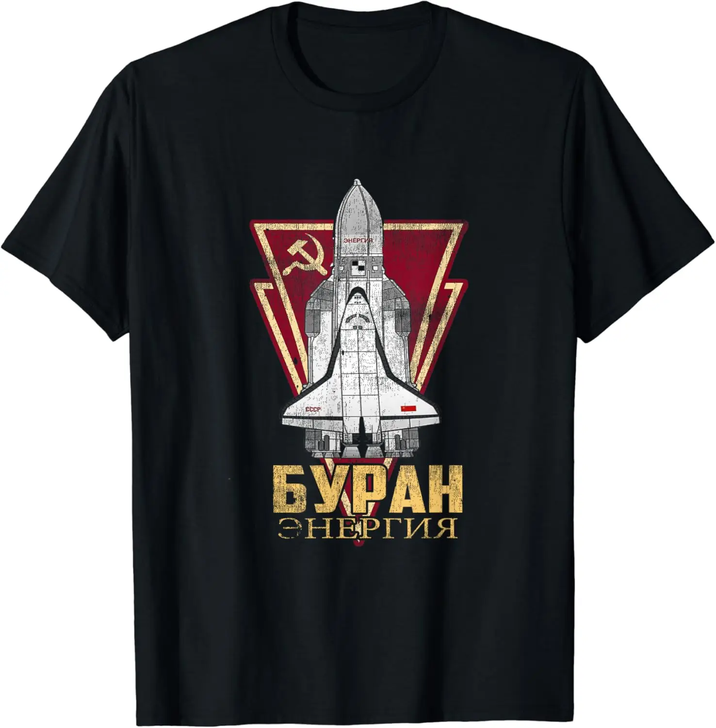 

Vintage Soviet Russian USSR Space Retro Distressed CCCP T-Shirt Short Sleeve Casual 100% Cotton Men Shirts