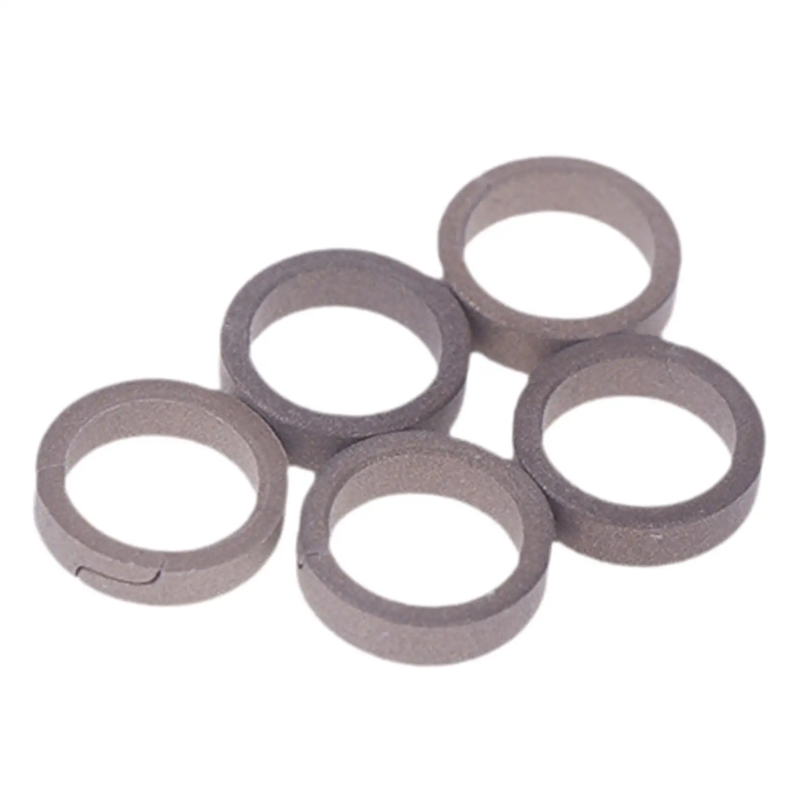 

5 Pieces Air Compressor Piston Ring High Performance Professional Repair Parts Easy to Install Supplies Accessories Gray Sturdy