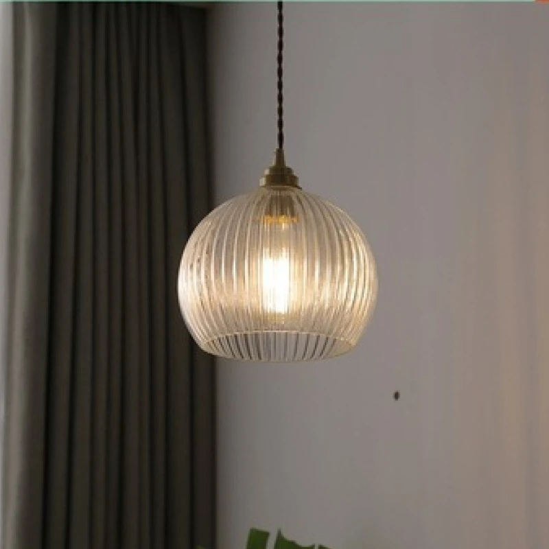 

Ретро Стеклянный Подвесной Светильник Скандинавская Столовая Потолочная Люстра Бар Спальня Прикроватный Подвесной Светильник Suspendu E27 Лампа