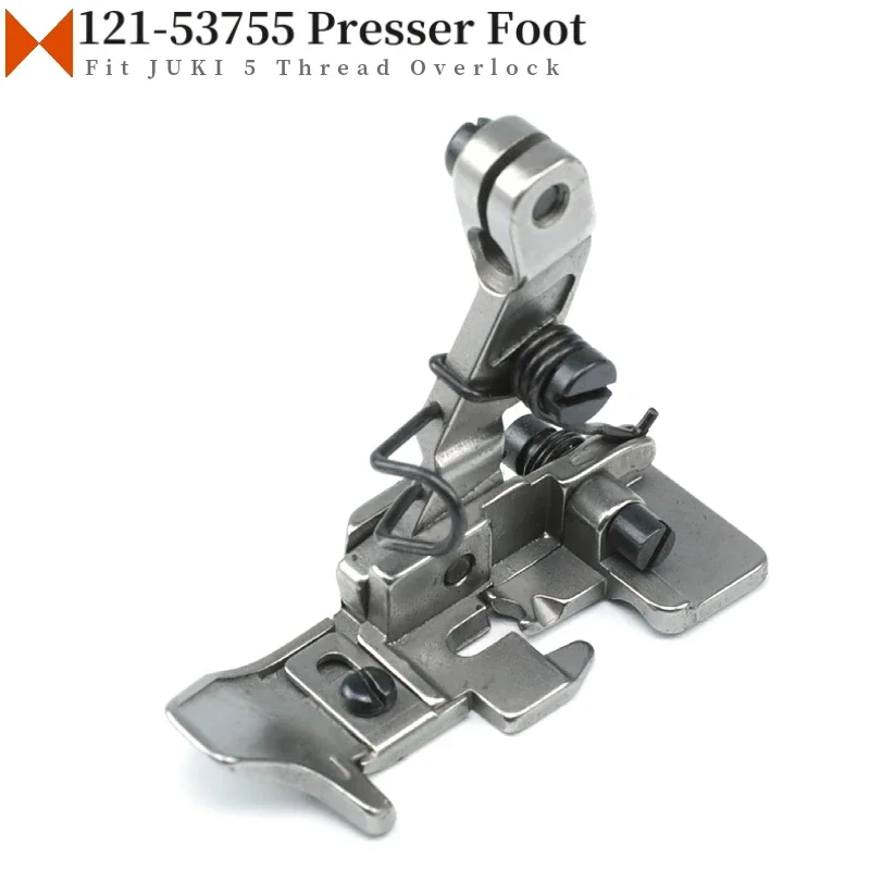 121-53755 Presser Foot Fit Five Thread Overlock Sewing Machine Parts For JUKI MO-3916 MO-6716 MO-6100D 3.2x4.0mm