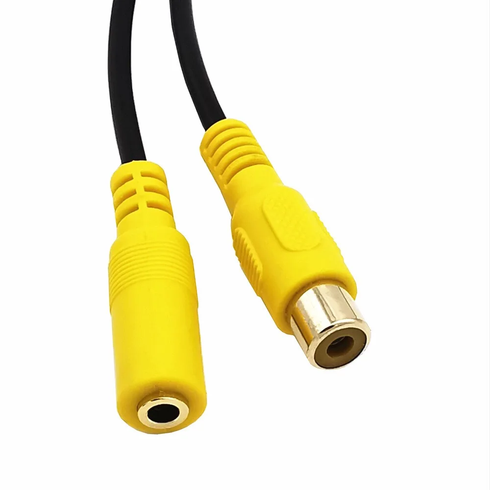 1pc 3.5 ミリメートル 1/8 "メスジャックミニステレオrca電話女性オーディオビデオアダプタケーブルコード