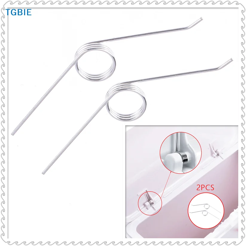 [TL]2pcs/Lot Garbage Can Adjustable 3 Coils Stainless Steel 304 Torsion Spring Storage Bucket Opening Spring