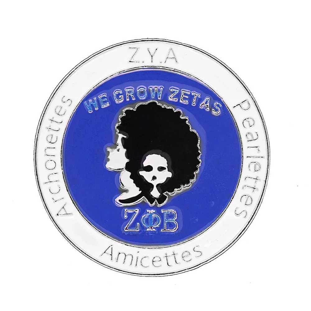 

Rock Magic Black Lady We Grow ZETAS Archonettes Pearlettes Amicettes Sorority ZOB Брошь булавка ювелирные изделия