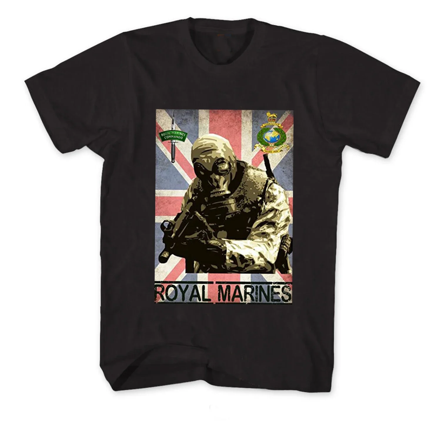 Royal Marines Commando T-Shirt. Summer Cotton O-Neck Short Sleeve Mens T Shirt New S-3XL