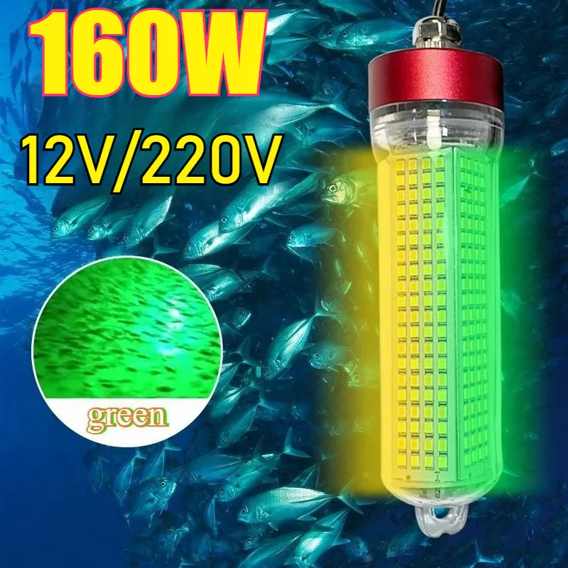 

Waterproof Fishing Attracting Lamp High Brightness Fish Gathering Night Fishing Light Bait Setting Lamp Boat