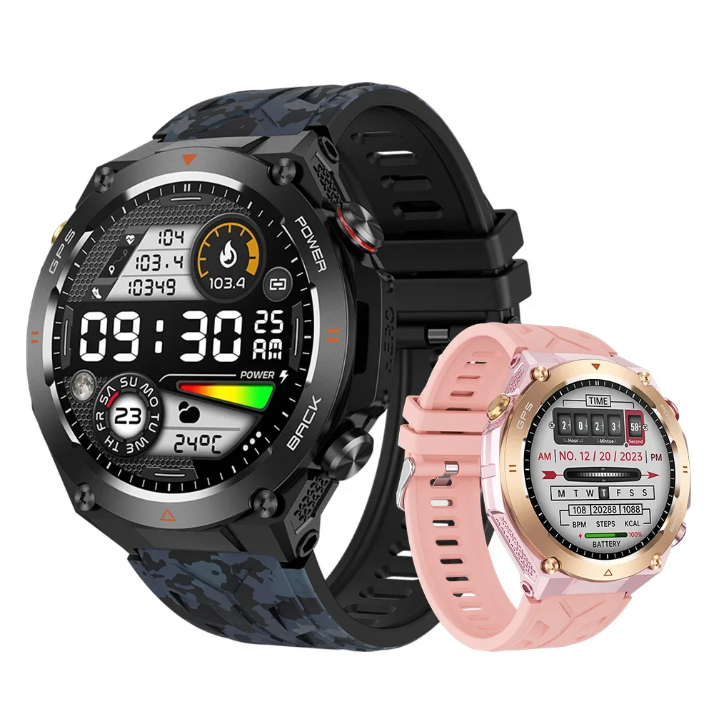 GPS Smartwatch KC82 BT Call 650mAh Battery 1.45