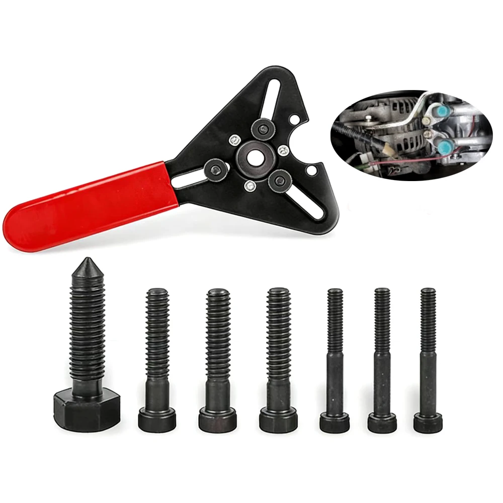 Remove Air Conditioner Compressor Clutch Dual-purpose Wrench Remove Elastic Fixed Pump Head Suction Cup Maintenance Tool