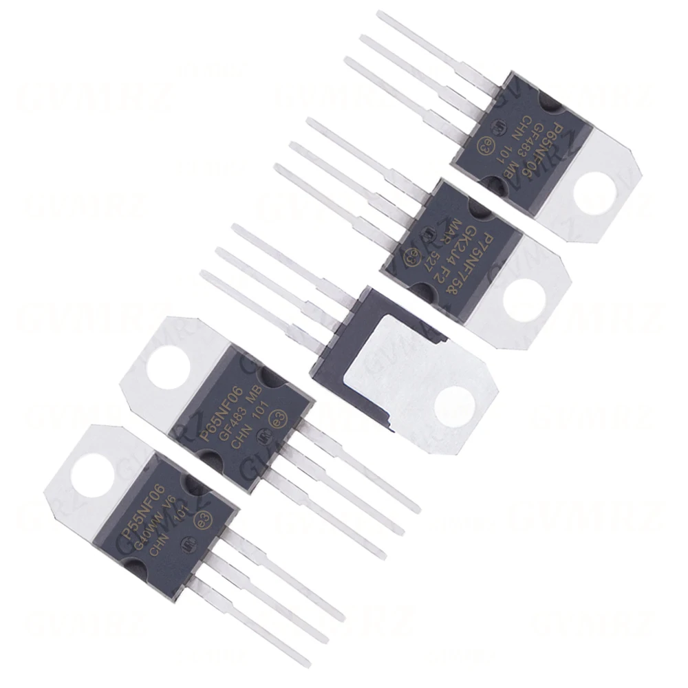 10PCS STP80NF70 STPS2045CT STP10NK60Z STP16NF06 STP55NF06 STP5NK80Z STP60NF06 STP65NF06 STP75NF75  TO-220 transistor