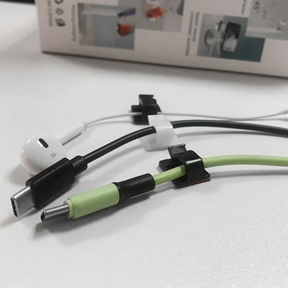 

50Pcs Cable Clips Self Adhesive Wire Holder Mini Light Clips Home Office Decoration Self Adhesive Hook Home Supplies Clip