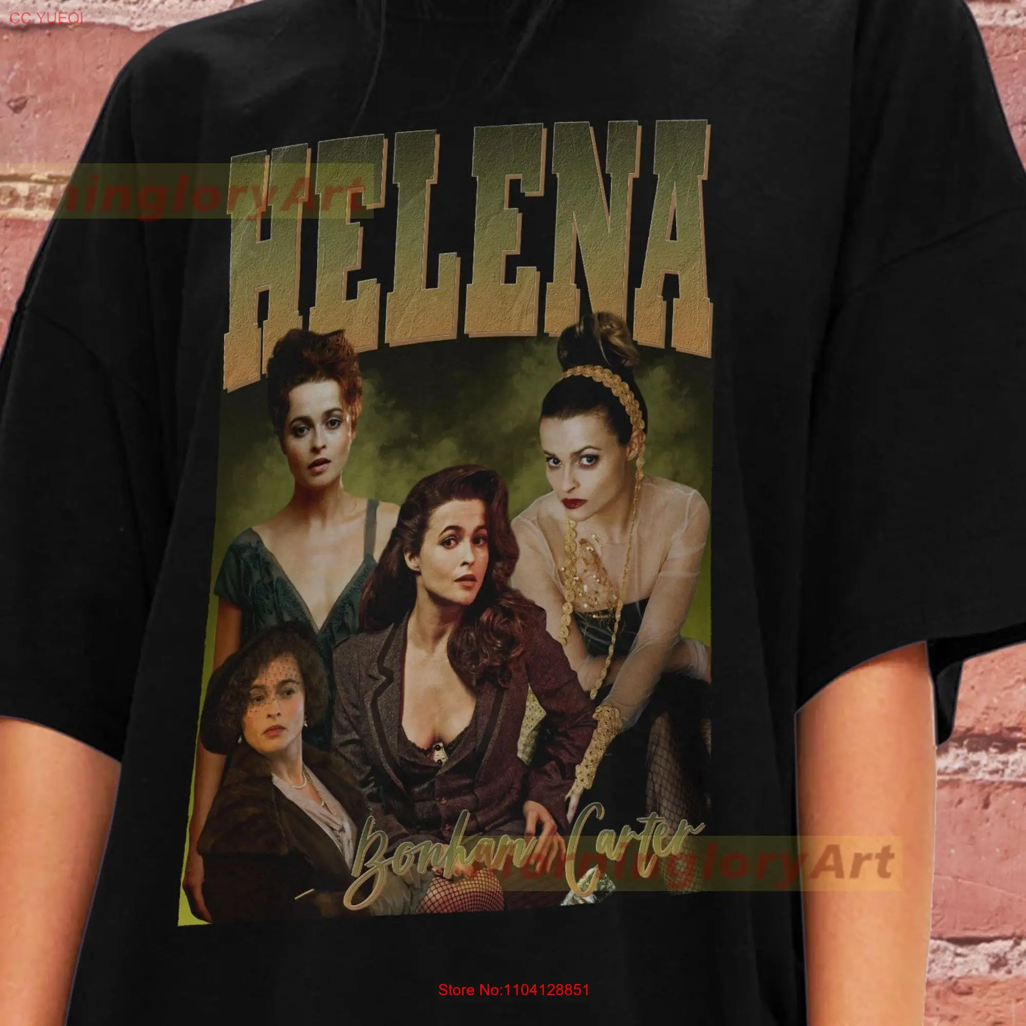 Helena Bonham Carter T shirT SweaT Sweater Cotton Clothing long or short sleeves