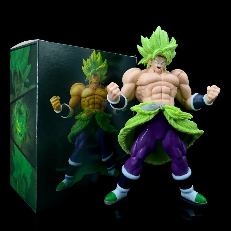 

Dragon Ball Anime 23CM Angry Broli Action Figure Cartoon PVC Model Statue Decoration Children's Toy Ornament Doll Gift Accessory