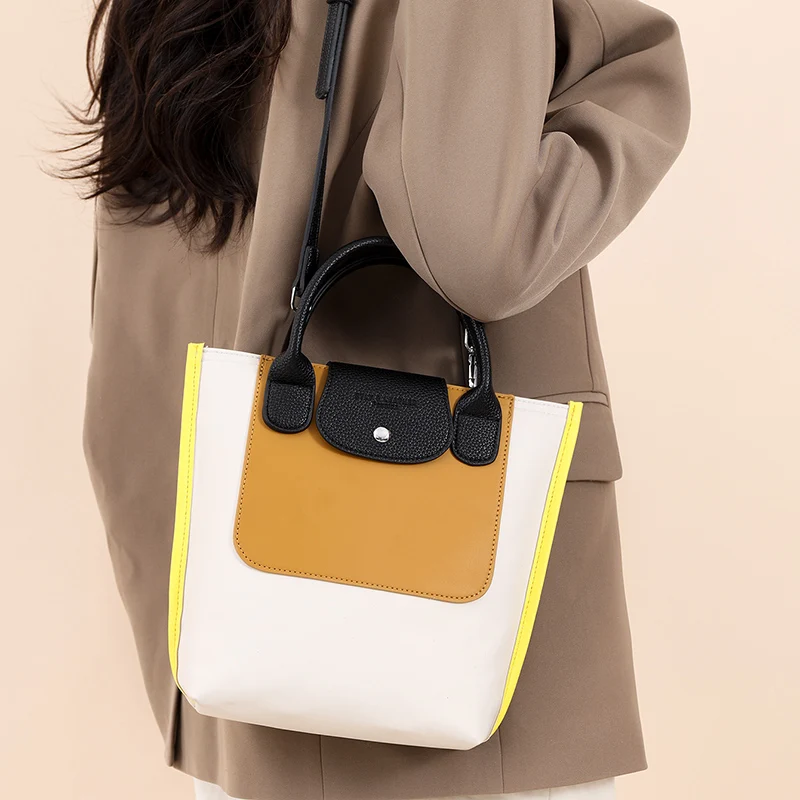 

Design Shoulder Crossbody Bag Fashionable Versatile Minimalist Women Tote Bag Unisex Large Capacity Portable Canvas Handbag