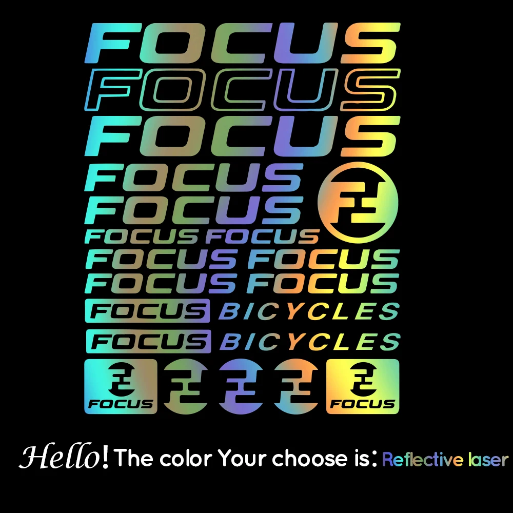 

Kit Compatible For Focus Bicycle Frame Vinyl Decals Sticker Set Mountain Bike MTB BMX Road