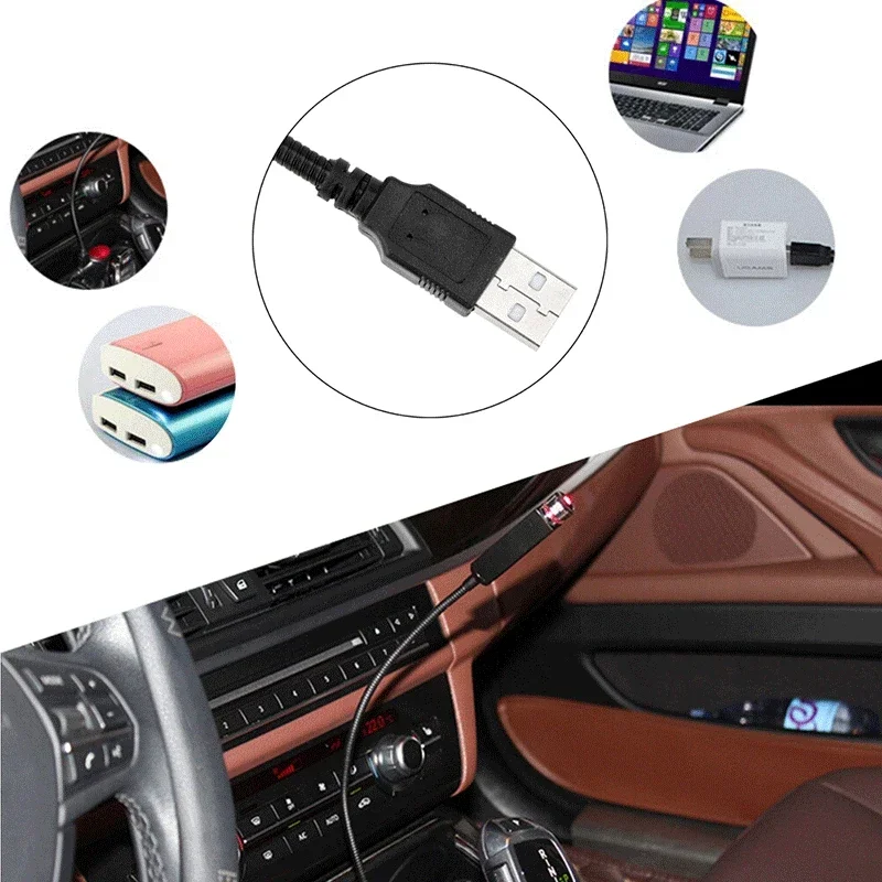 USB car roof star atmosphere light full of stars car atmosphere star light car interior decorative light