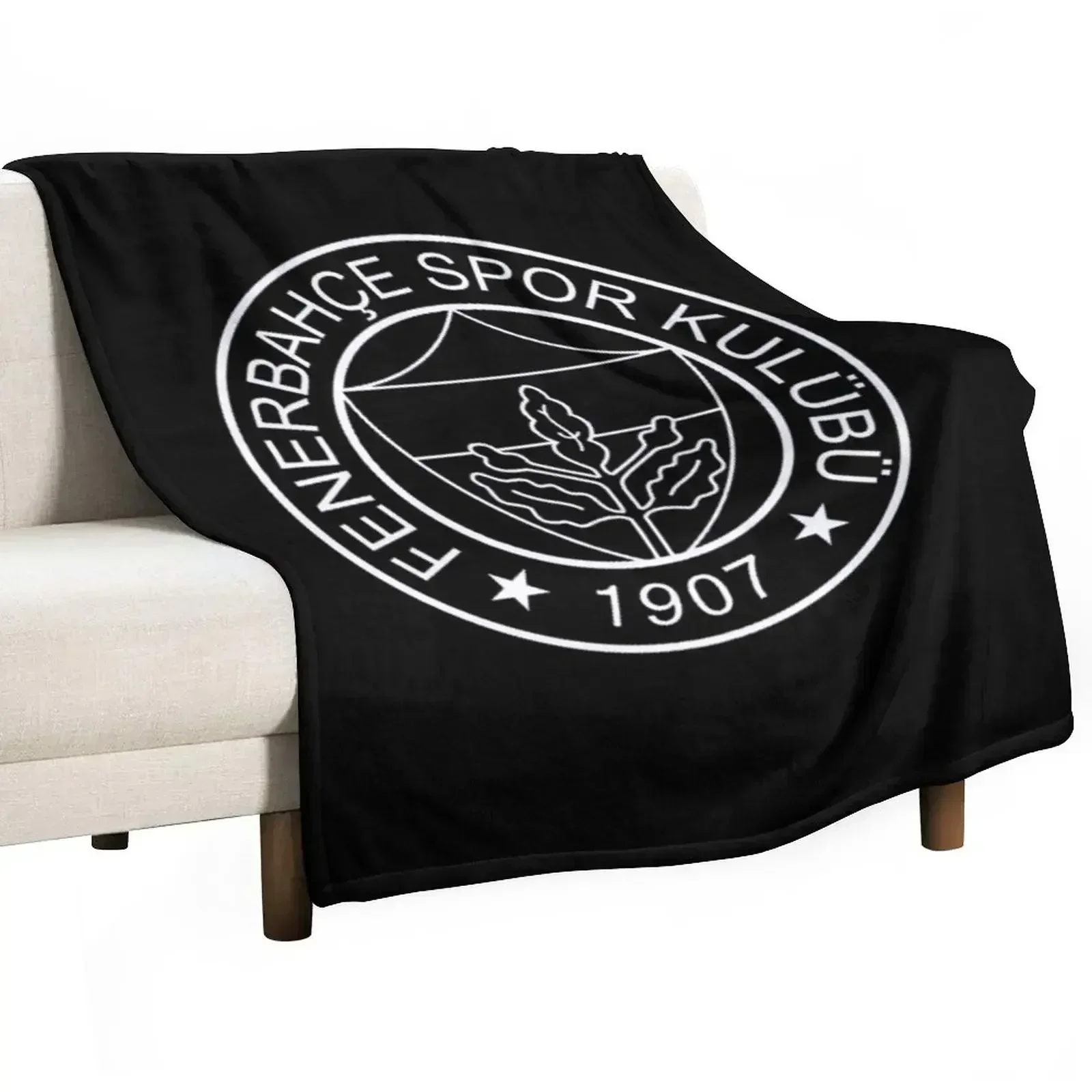 

Fenerbahce Black (no stars) Throw Blanket Plush decorative Cute Blankets