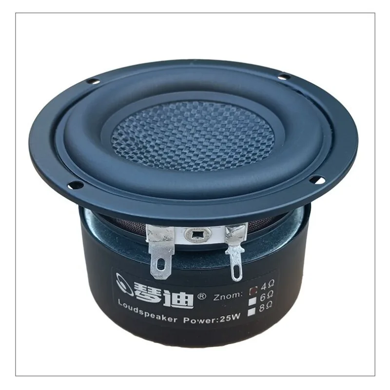 3인치 서브우퍼 3인치 서브우퍼 Hi Fi 스피커 유리섬유 직조 세면대 저주파 강력한 스피커