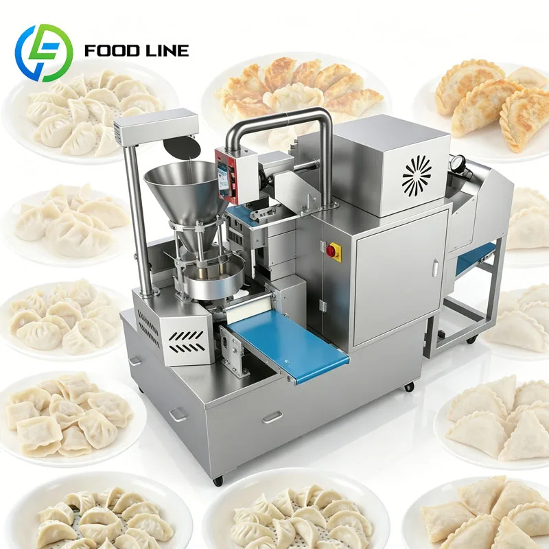 Commercial Automatic Dumpling Maker Machine Stuffed Dough Filling Forming Gyoza Pierogi Ravioli Production Equipment Customized