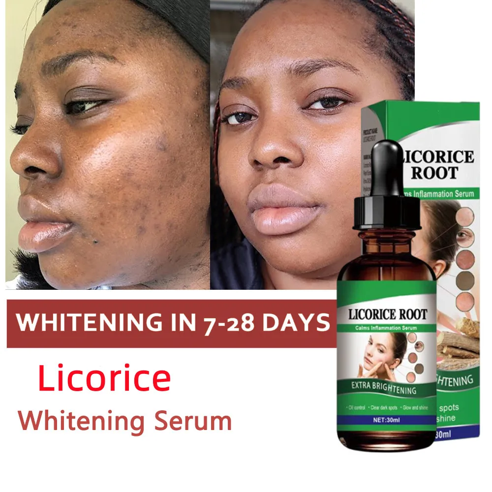 

Licorice Facial Essence Fade Wrinkles Serum Hydrating Anti-Wrinkle Moisturizing Intense Whitening Serum Facial Whitening Essence