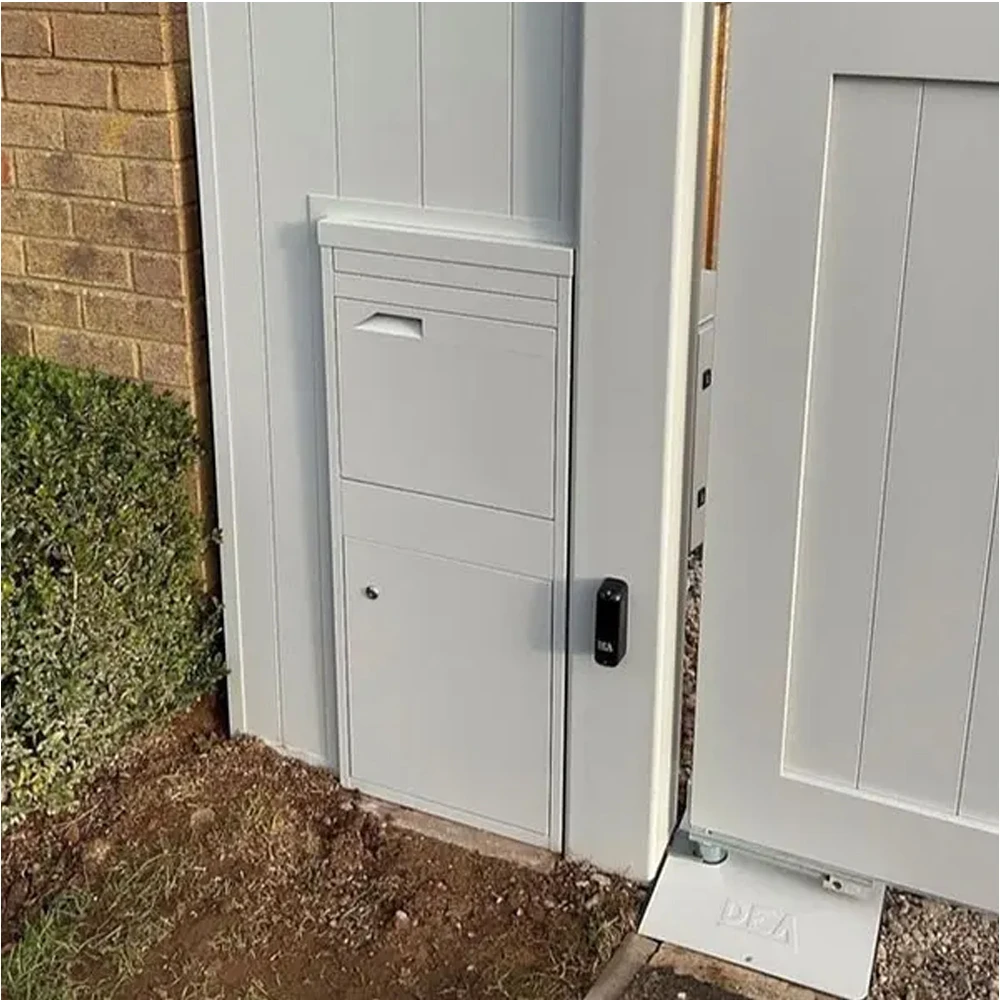 

JDY Parcel Delivery Box For Outside Fence Super Large Steel Freestanding Parcel Drop Box