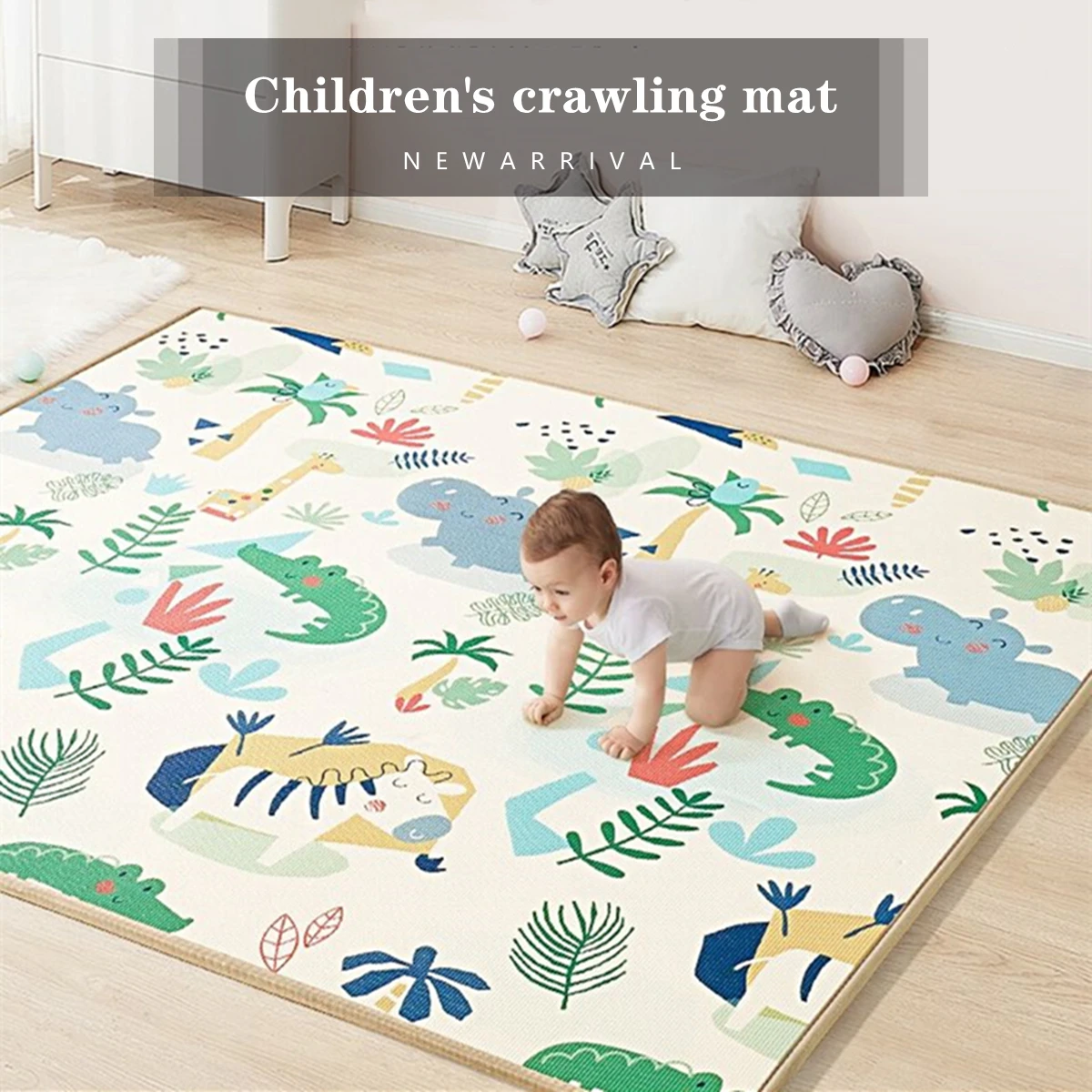 

XPE Environmentally Friendly Thick 1cm Baby Crawling Play Mats Folding Mat Carpet Play Mat for Children's Safety Mat Rug Playmat