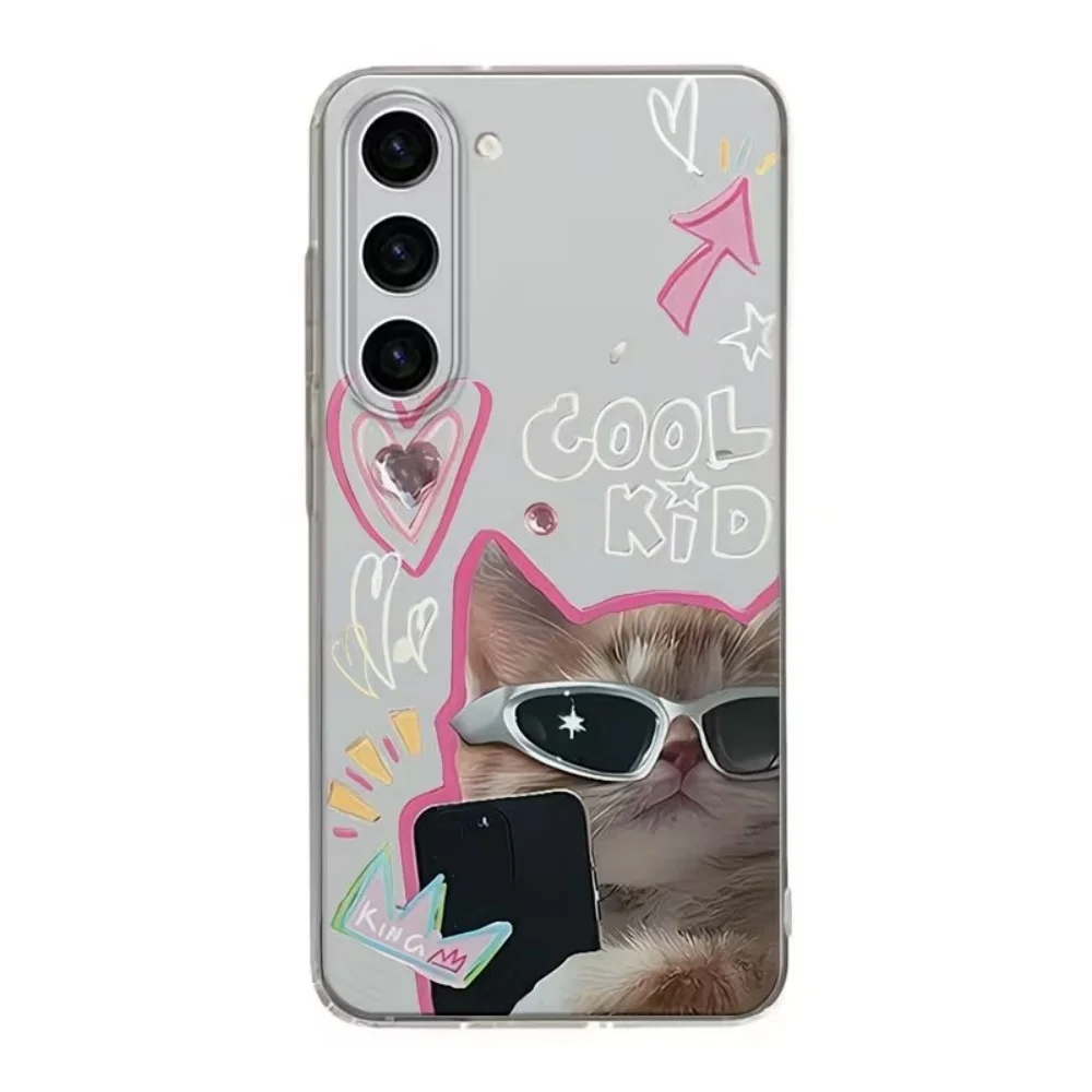 Puppy Pattern Clear TPU Phone Case For Samsung Galaxy A73 A72 A71 A70 A56 A55 A54 A53 A52 A51 A50 A42 A36 S 4G 5G Protect Cover - view 5
