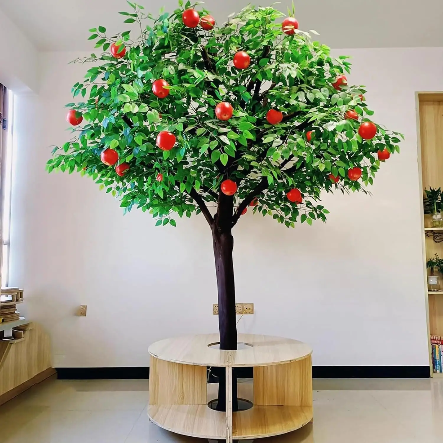 

Artificial Apple Trees Fake Plants for Home Office Living Room Decor, Ecological Gardens and Housewarming Gift