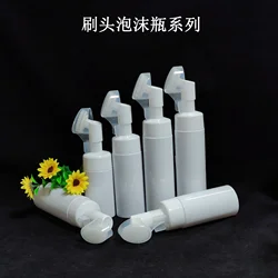 100ml Empty Facial Cleanser Mousse Foam Gel Head Wash Brush Foam Bottle Pressure Type Cleansing Milk Foaming Soap Pump Dispenser