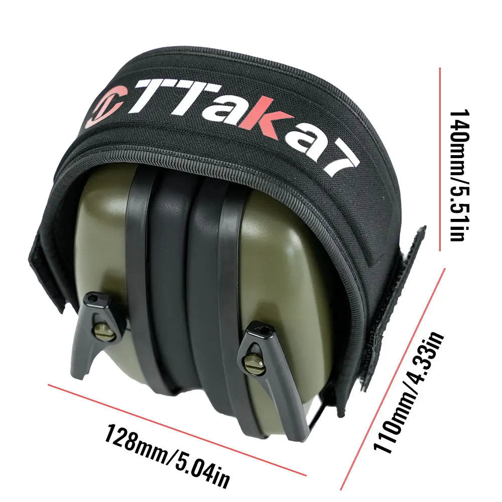 2025 New Outdoors Tactical Hunting Folding Ear Defenders Ear Protector Ear Muff Hearing Protection Soundproof For Shooting