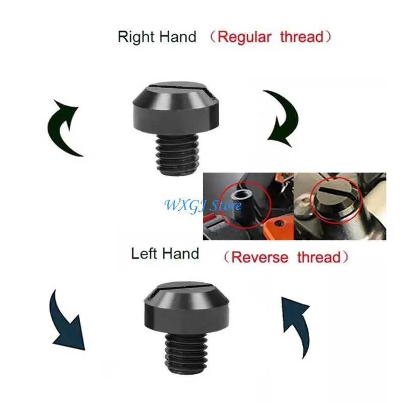 37JE Motorcycle Rear View Reflectors Reflective Mounting Screw Fasteners Bolts 25mm
