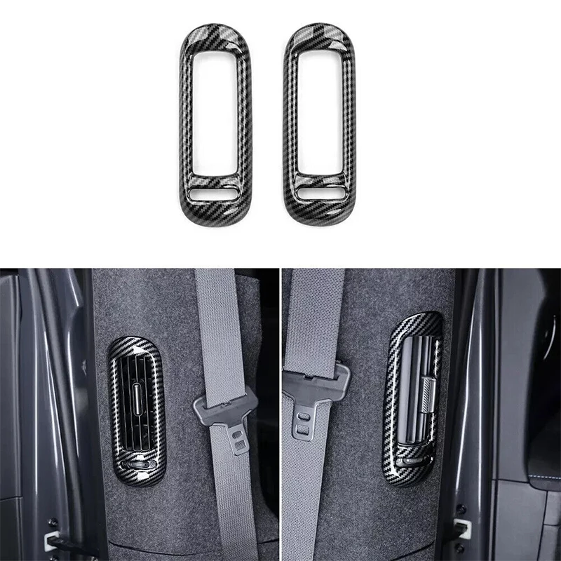 For Hyundai IONIQ 5 N 2024 B pillar B-pillar air outlet decorative frame stickers Auto interior modification