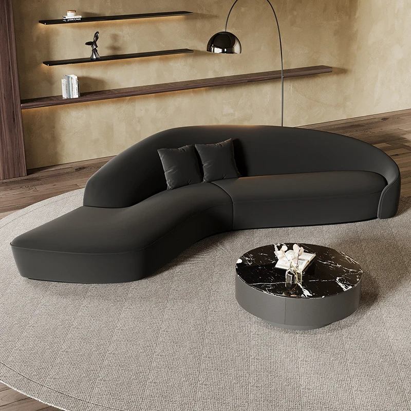 イタリア製高級曲線型ラウンジソファ 北欧ホテル営業所ロビー美 - Office Furniture Luxury のレビューと価格
